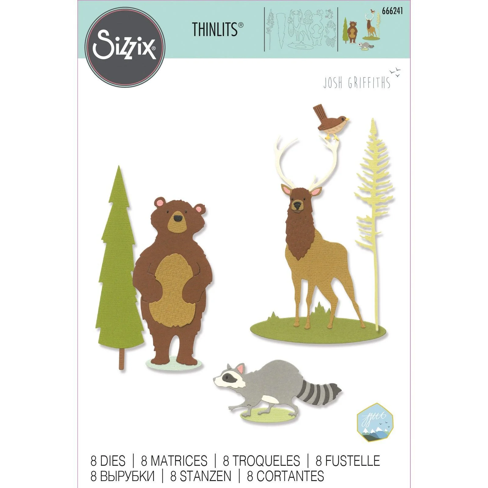 Sizzix • Thinlits Die Set Forest Animals #2