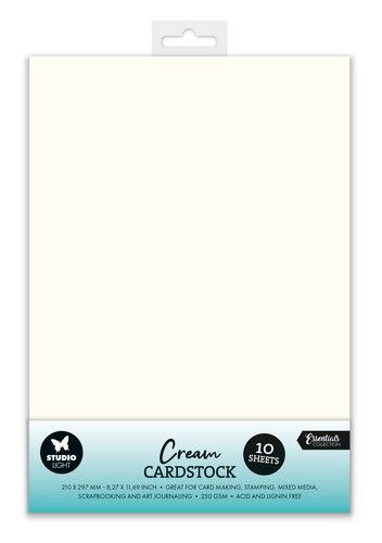 Studio Light Paper Set Consumables Cream Cardstock 250 gsm nr.40