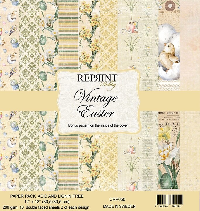 reprint-vintage-easter-12x12-inch-paper-pack-crp05