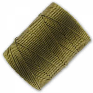 im-c-lon-faden-beading-cord-0-50-mm-golden-olive-x-82m