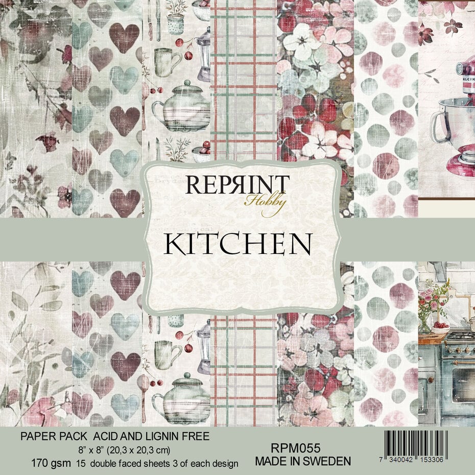 Reprint - Kitchen 8x8 Inch Paper Pack