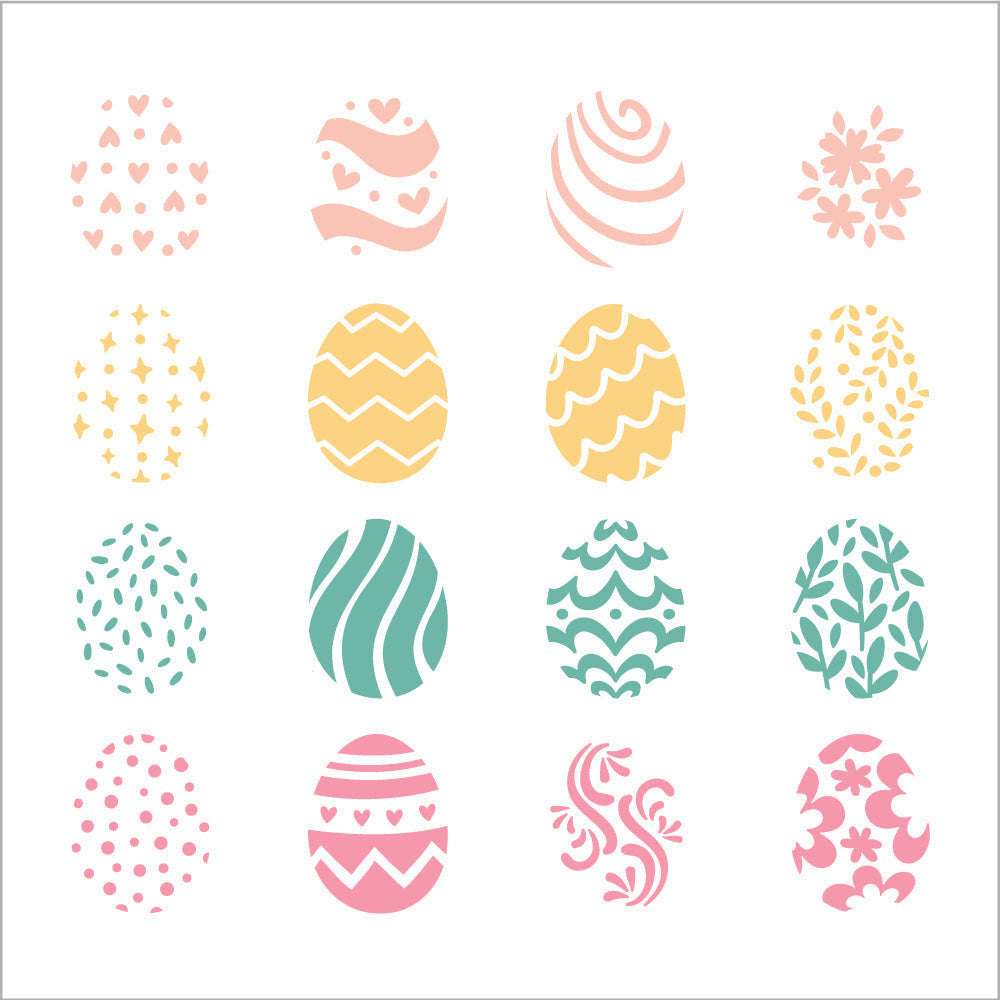 Honey Bee - Easter Eggs - Coordinating Stencil