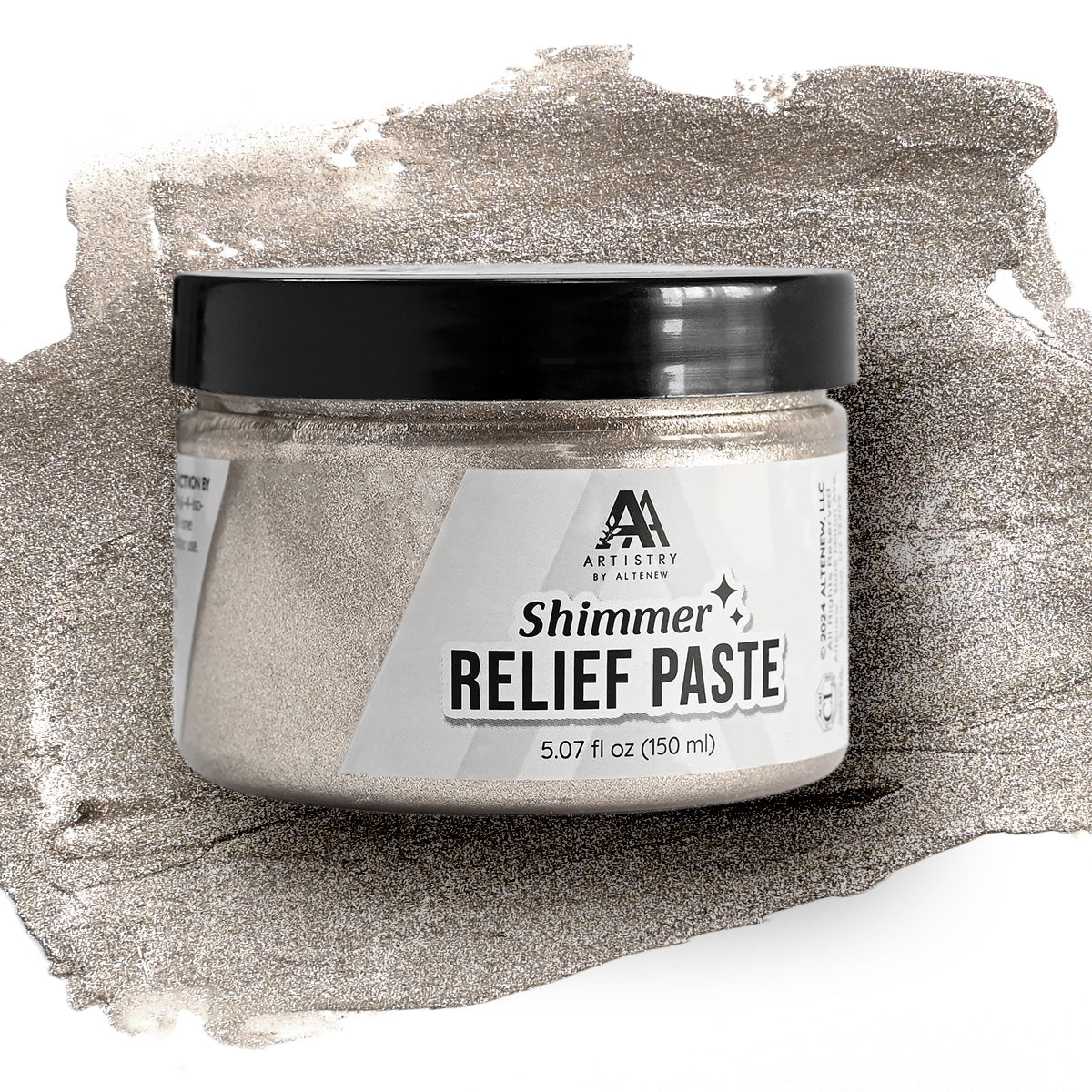 Altenew - Shimmer Relief Paste - Burnished Platinum