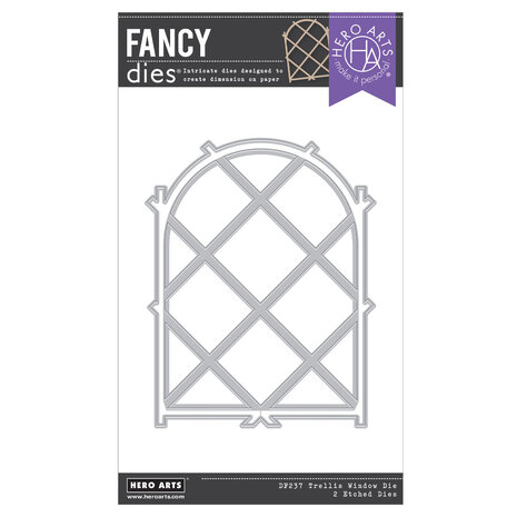 Hero Arts Fancy Dies -Trellis Window Fancy Dies