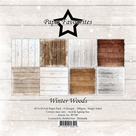 Paper Favourites - Winter Woods 12x12 Inch Paper Pack  