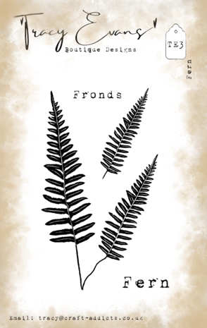 Tracy Evans - Fern A7 Stamp