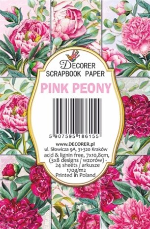 Decorer - Pink Peony Paper Pack