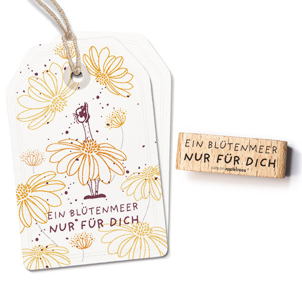 cats on appletrees - Stempel Blütenmeer für Dich