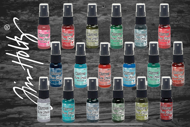 Ranger Tim Holtz - Ranger Tim Holtz - Distress Mica Stain Spray - Set 18 Farben