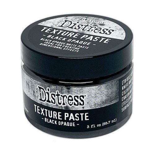 Ranger Distress Halloween Texture paste - Black opaque