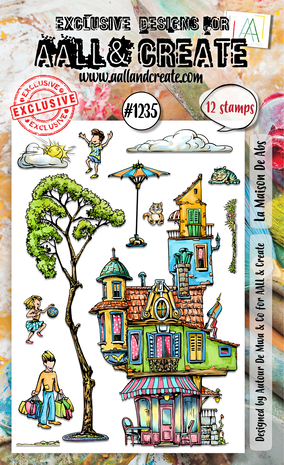 AALL & Create - Stamp Set A6 La Maison De Abs