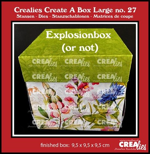 Crealies Create A Box Explosion groß