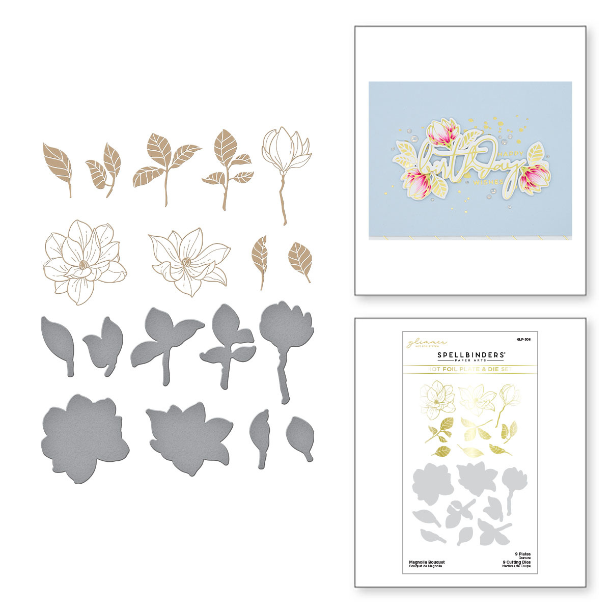 spellbinders-magnolia-bouquet-glimmer-hot-foil-pla