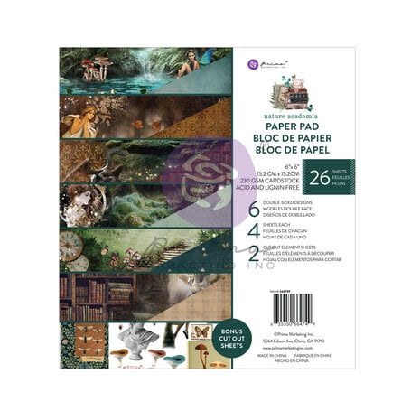 Prima Marketing - Nature Academia 6x6 Inch Paper Pad