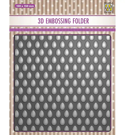 Nellie Choice 3D Embossing Folder - Eggs