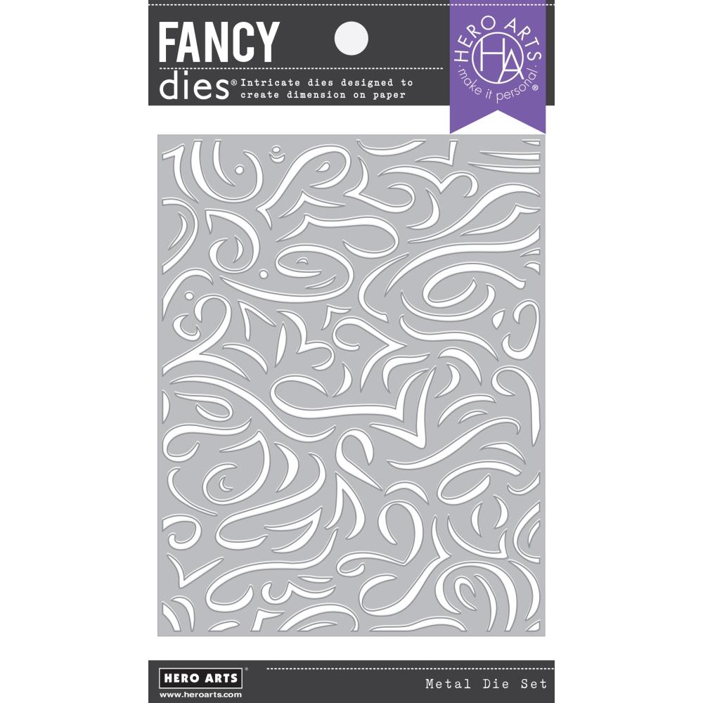 Hero Arts Fancy Dies - Swirls Confetti 