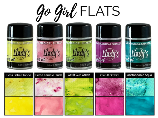 Lindy's Stamp Gang - Go Girl! Flats Magical Shaker 2.0 SET