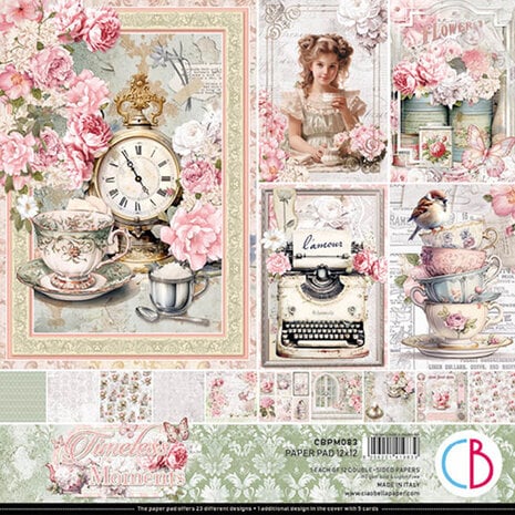 Ciao Bella - Timeless Moments 12x12 Inch Paper Pad (12pcs)