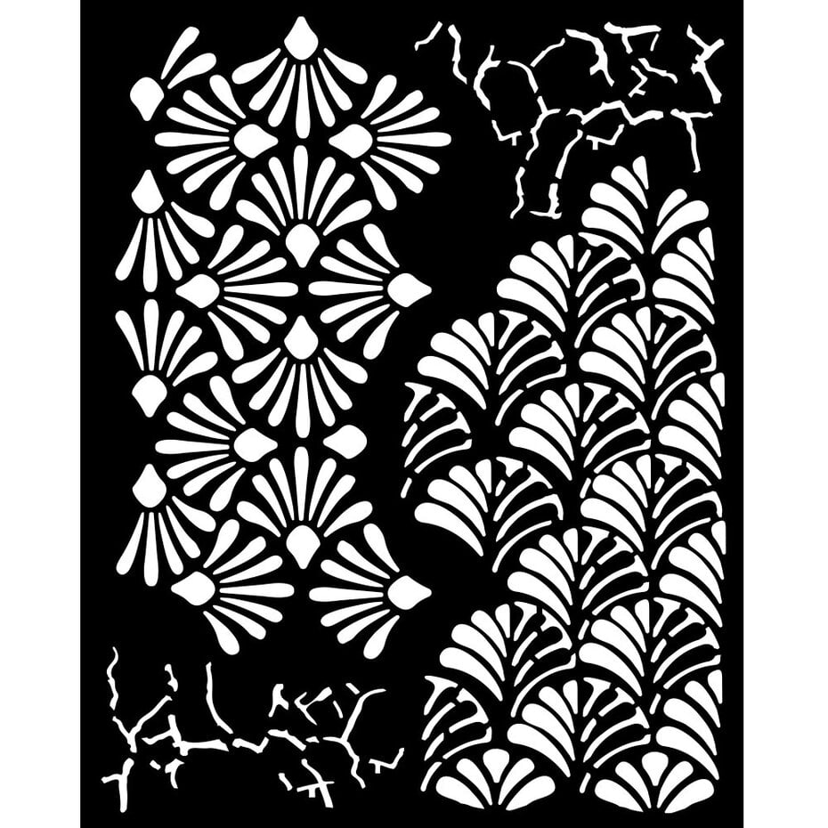 Stamperia - Alterego Thick Stencil 20x25cm Mixed Patterns