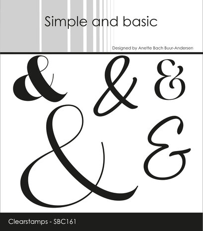 Simple and Basic - Ampersand Clear Stamp