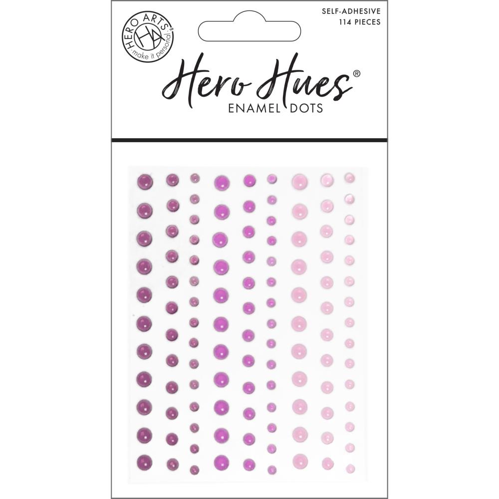 Hero Arts Hero Hues Enamel Dots -  Translucent Pinks 