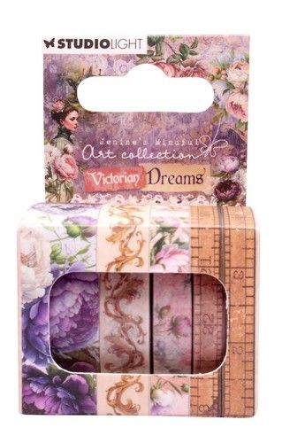 Studio Light Washi Tape Flowers & borders Vict. Dreams nr.17