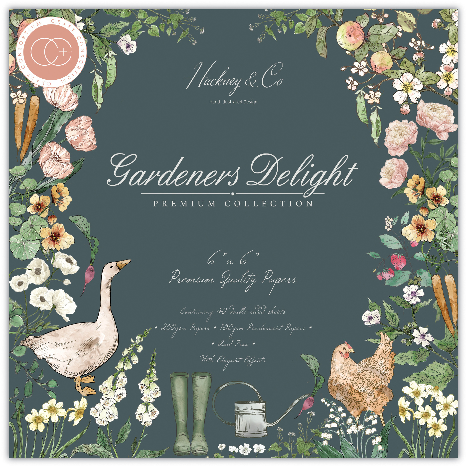 craft-consortium-gardeners-delight-6x6-inch-paper