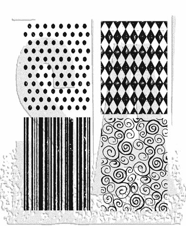 Stampers Anonymous - Tiny Textures Tim Holtz Cling Stamps