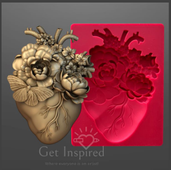 Dadarkar Arts - Mould - BLOOMING HEART