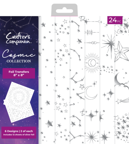 Crafter's Companion Cosmic Collection 8x8 Inch Foil Transfers