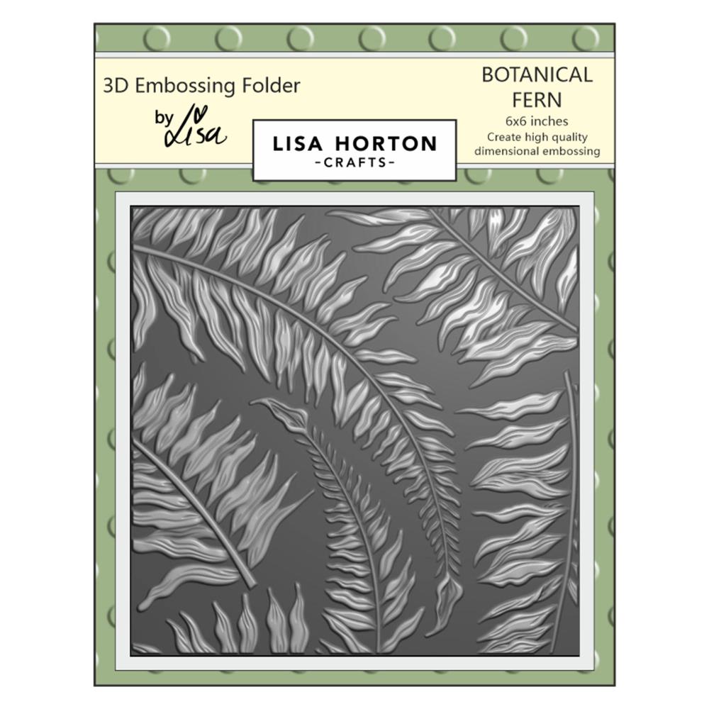 Lisa Horton Crafts Embossing Folder -  Botanic Fern 