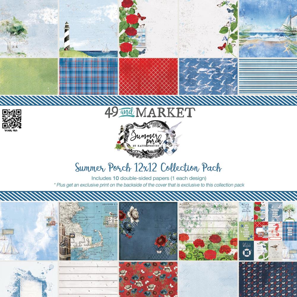 49 & Market Collection Pack 12"X12" - Summer Porch 