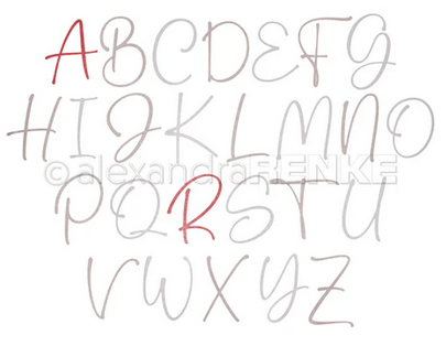 Alexandra Renke - Stanze 'Script Alphabet'