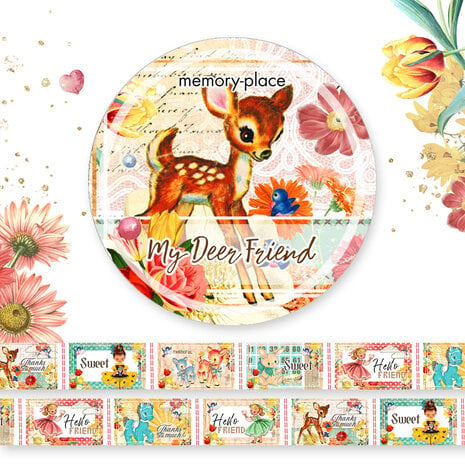 Memory Place - My Deer Friend Washi Tape 1