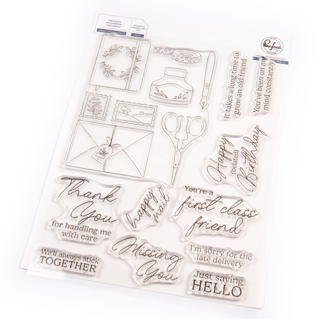 Pinkfresh Studio Clear Stamp - Classic Correspondence