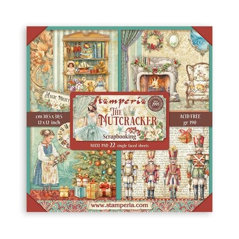 Stamperia - The Nutcracker 12x12 Inch Paper Pack Maxi (Single Face)