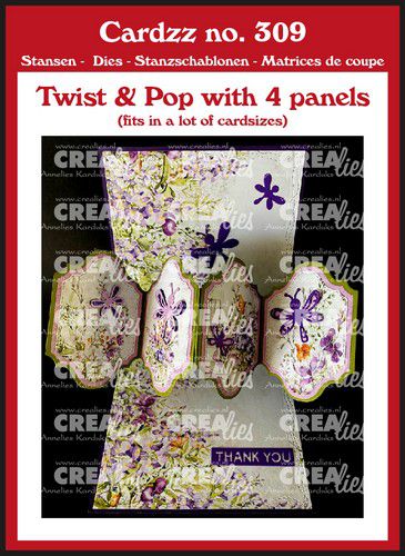 Crealies Cardzz Twist & Pop-up – Panels A