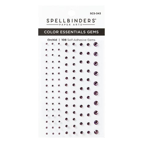 Spellbinders - Orchid Color Essentials Gems