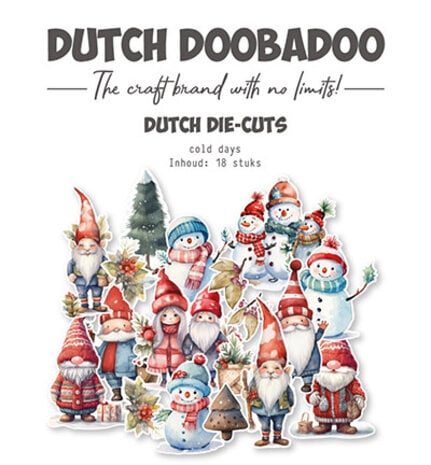 Dutch Doobadoo  Dutch Die-Cuts Cold Days (18pcs)