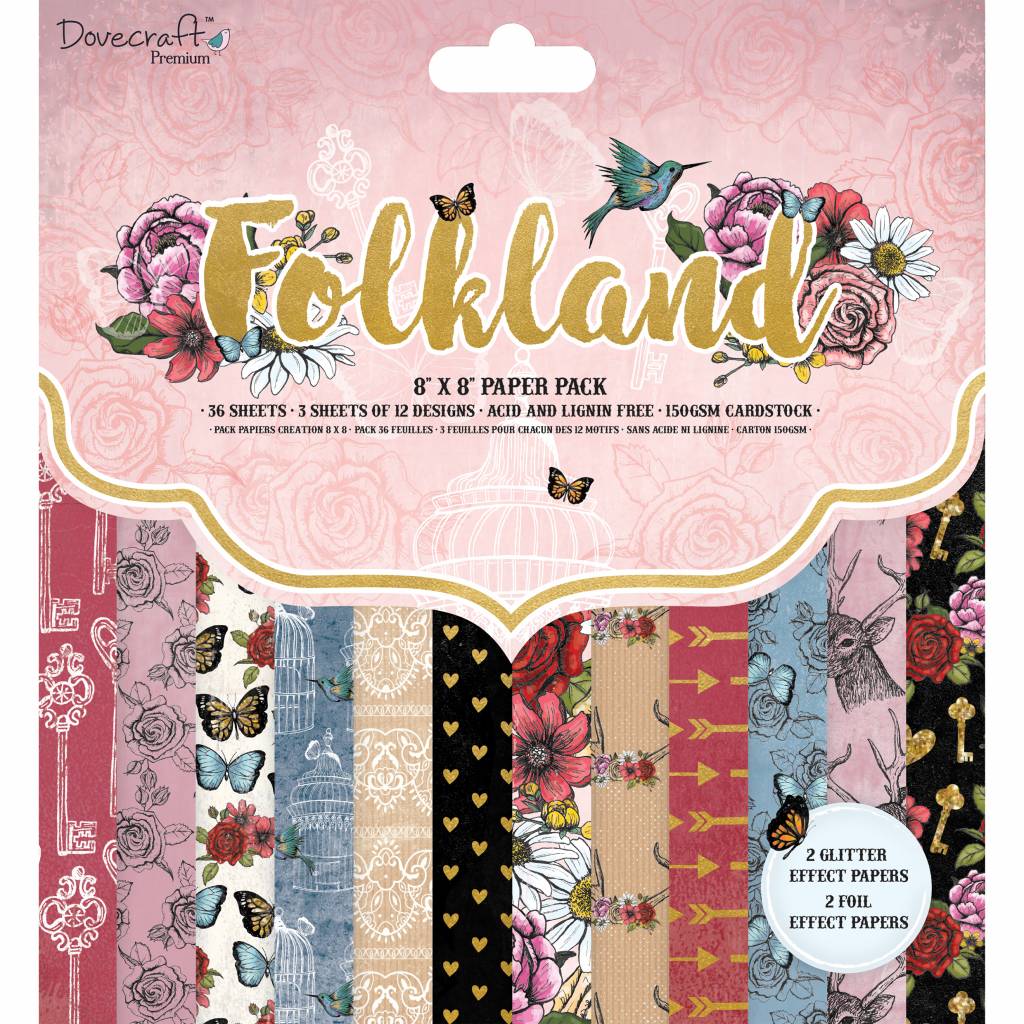 dovecraft-folkland-8x8-inch-paper-pad-dcpap104