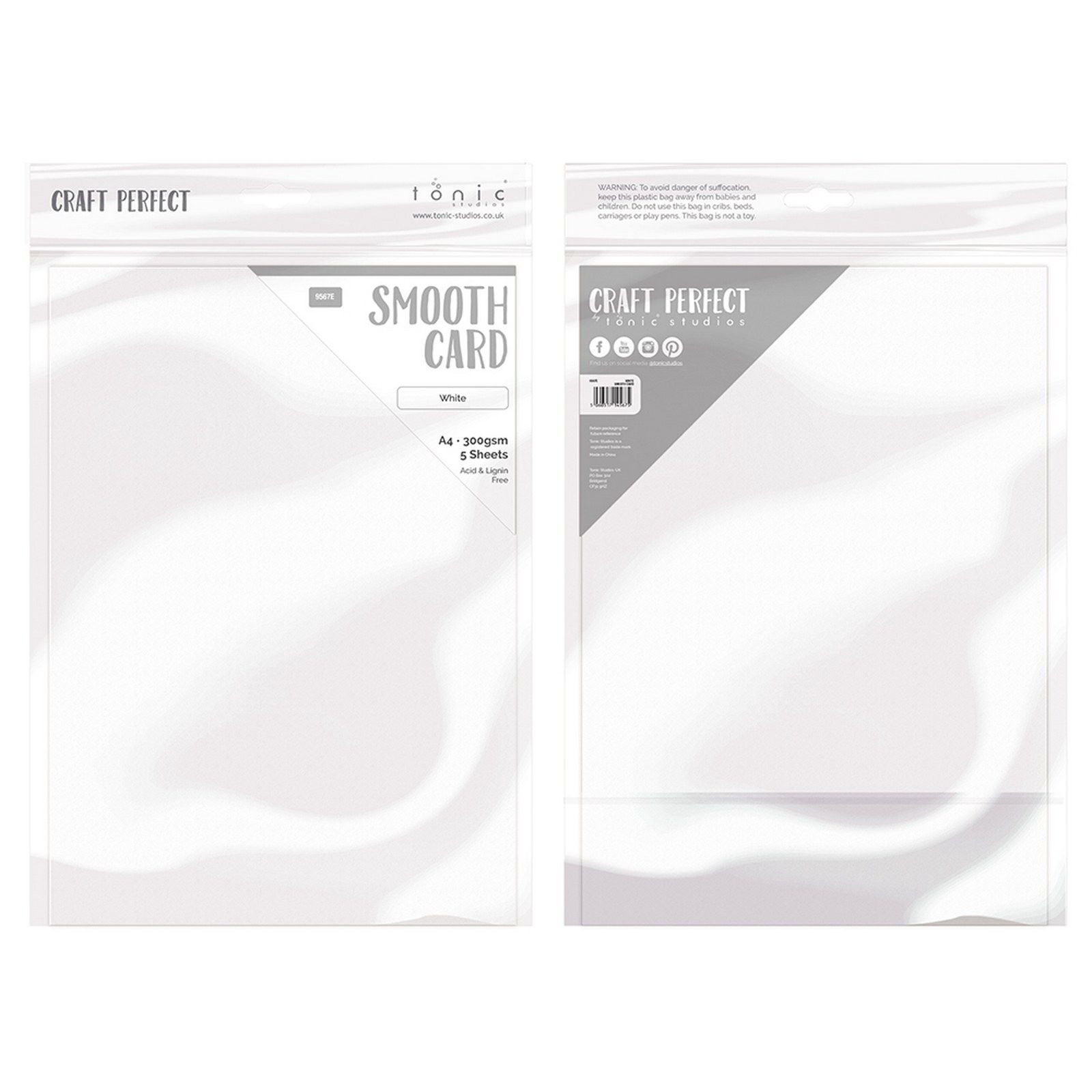 Tonic Craft Perfect • Smooth Card A4 300g White 5pcs