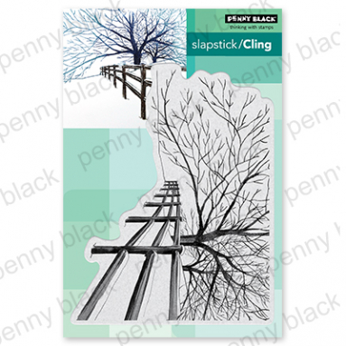 Penny Black - SNOWFIELD (CLING RUBBER STAMP) 5.75" x 4.38"