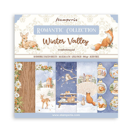 Stamperia - Winter Valley 12x12 Inch Paper Pack