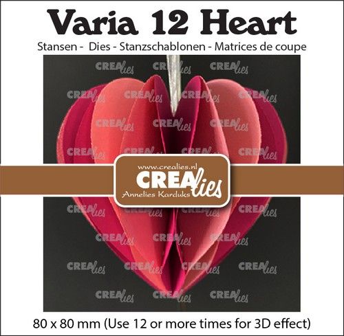 Crealies Varia 3D-Herz