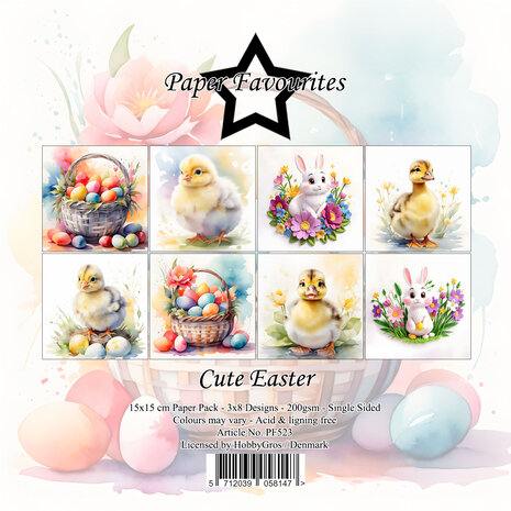 Paper Favourites - Cute Easter 6x6 Inch Paper Pack