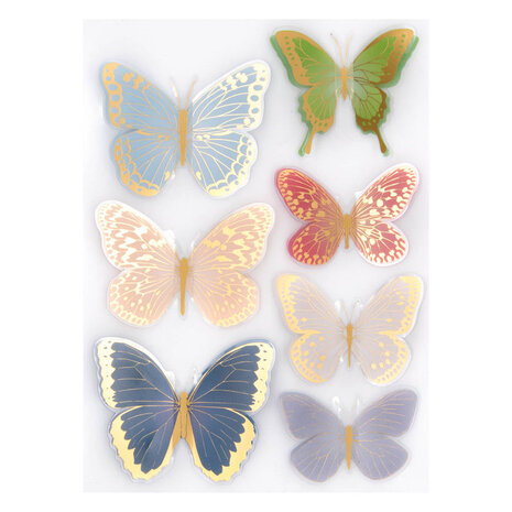 Spellbinders - Dimensional Autumn Butterfly Stickers