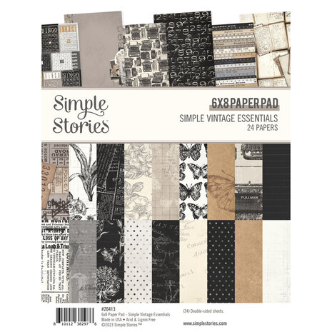 Simple Stories - Simple Vintage Essentials 6x8 Inch Paper Pad