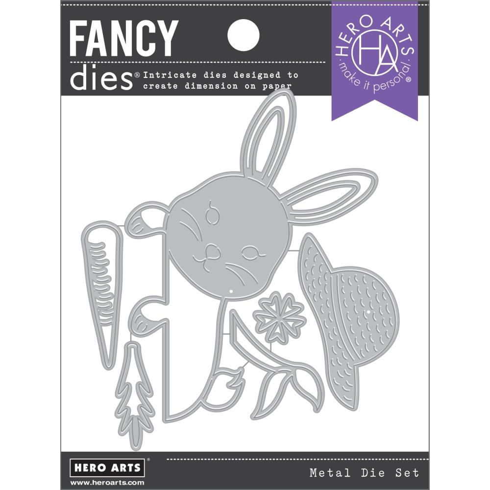 Hero Arts Fancy Dies -  Peeking Bunny 