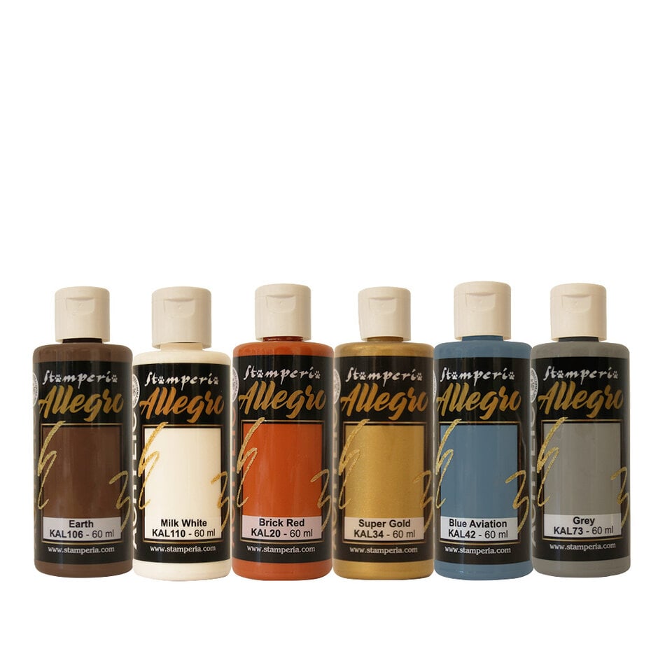 Stamperia - Alterego Allegro Paint Kit (6pcs)