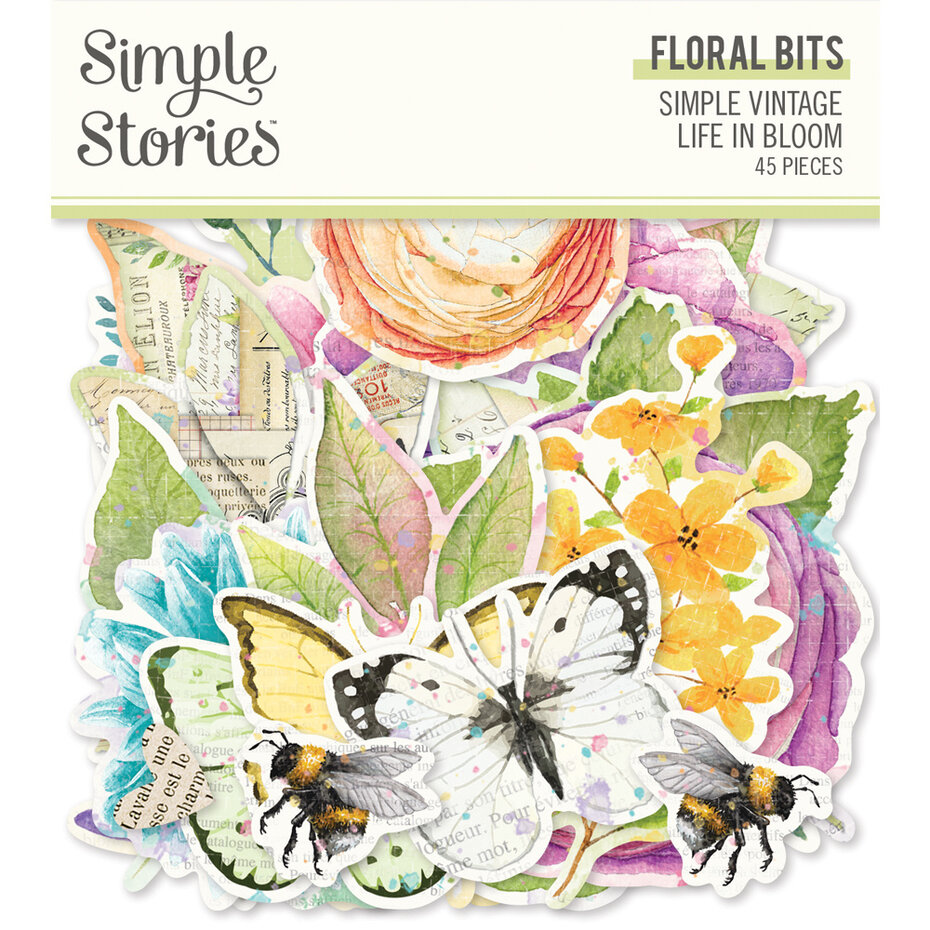 Simple Stories - Simple Vintage Life in Bloom Floral Bits